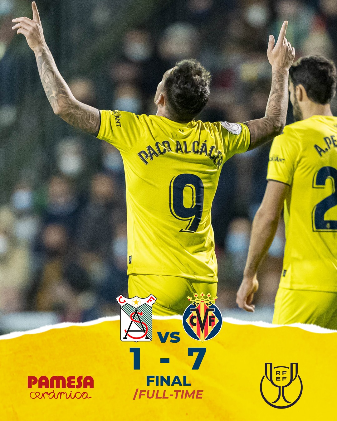 关于比利亚雷亚尔再遭失利，国王杯胜利遥遥无期的信息